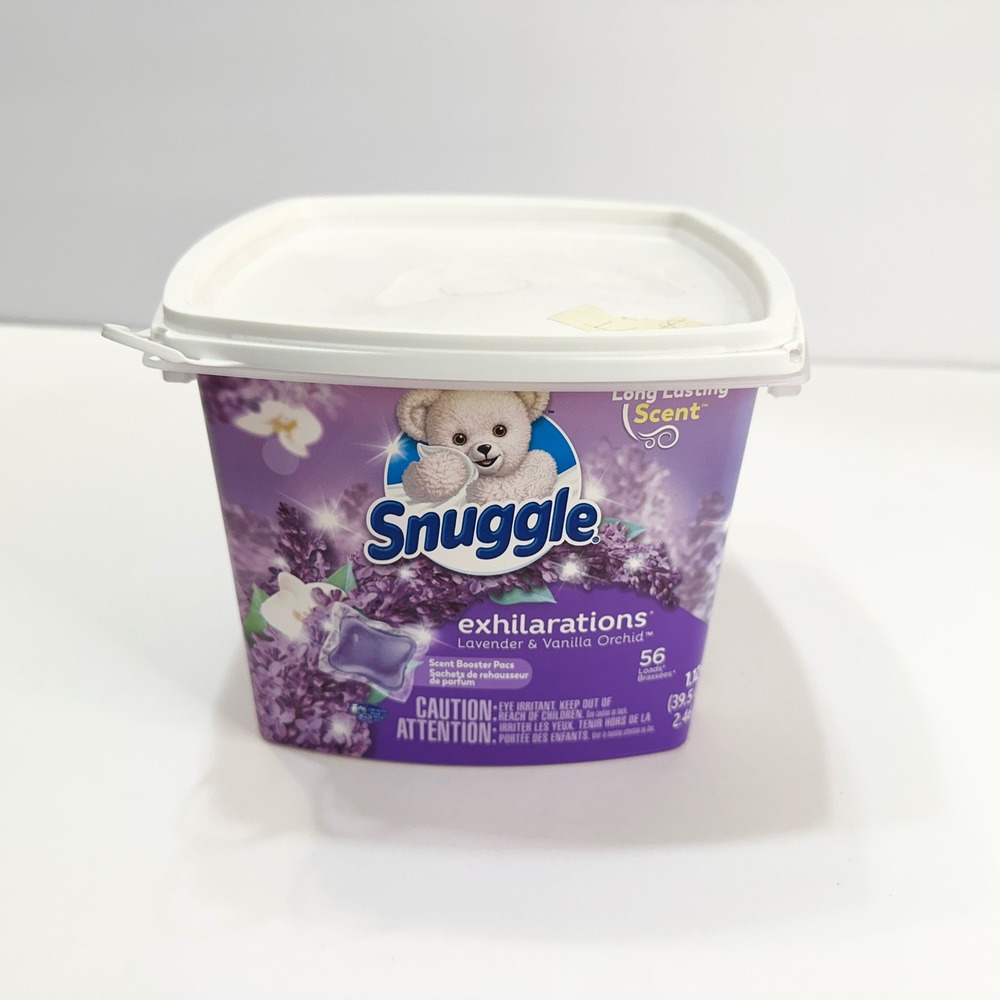 Snuggle Exhilarations Lavender Vanilla Orchid Scent Booster Pacs 56 Loads 39.5oz